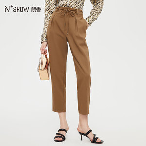 NOWSHOW朗香秋季新品高腰时尚显瘦花苞裤233045