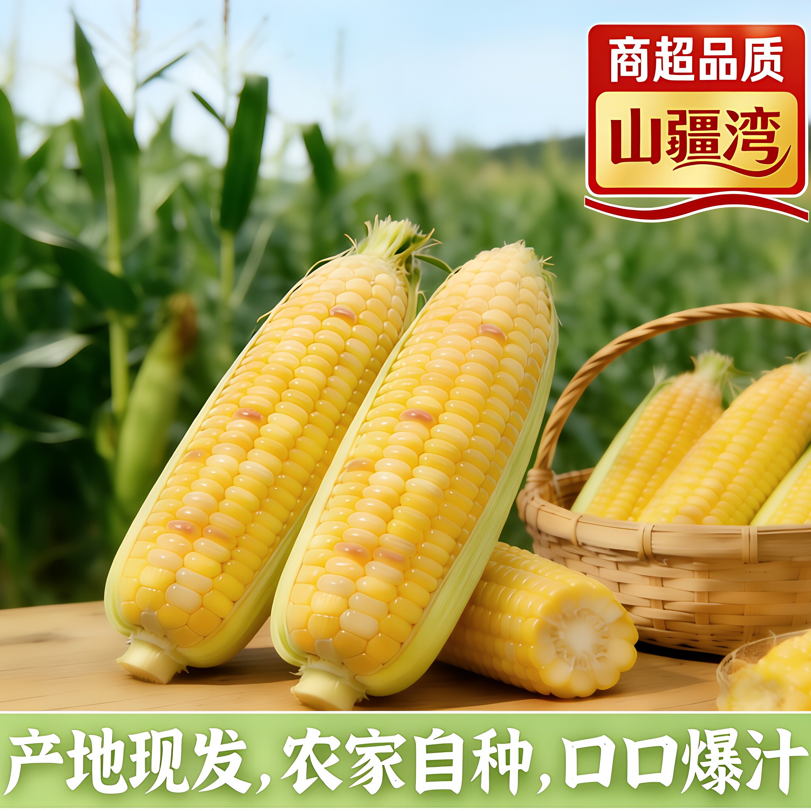 山疆湾云南水果玉米现摘可生食