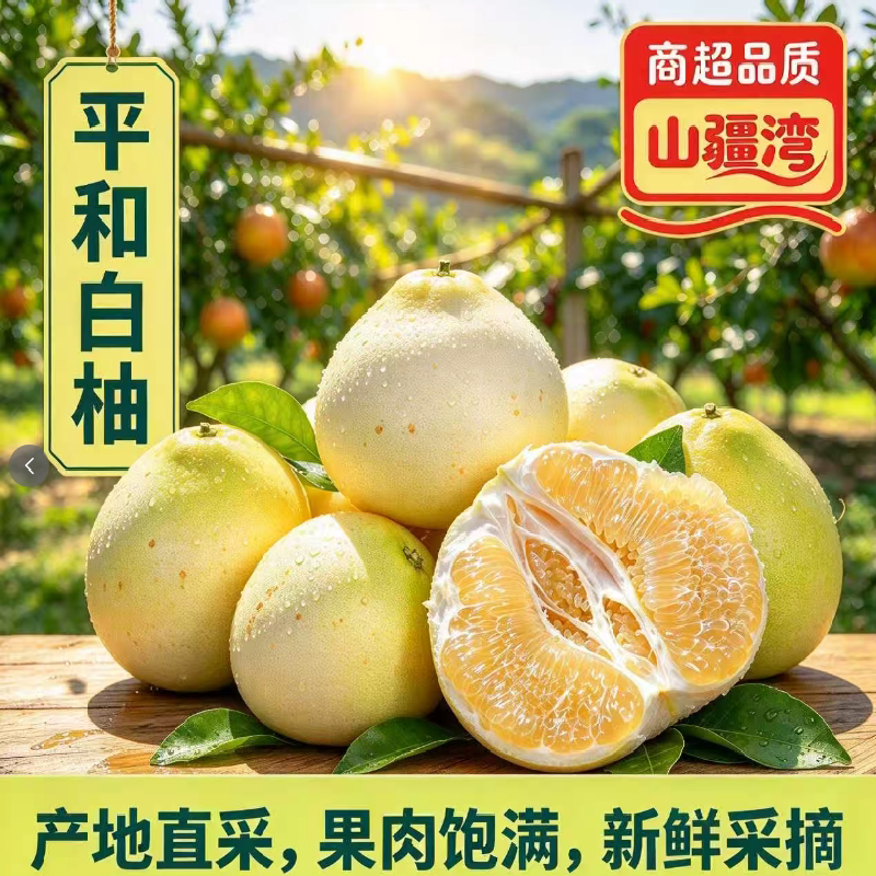 山疆湾福建正宗平和白柚子