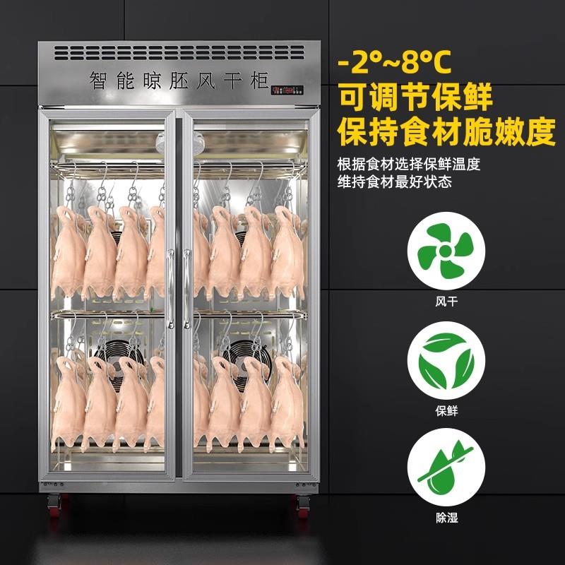 晾鸭柜腊商用智能胚风干柜烧鹅烧乳鸽晾湿柜除保鸥科鲜风冷吹鸭柜