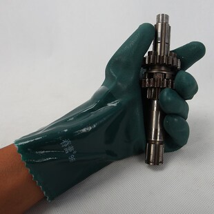 春蕾966耐油加绒里冬浸塑手套 加厚耐酸碱防水防滑家务工业劳保男