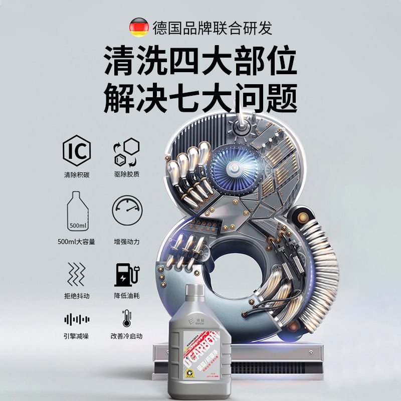 柴油车除积碳清洗三元催化燃油添加剂喷油嘴积炭清理柴油车专用添
