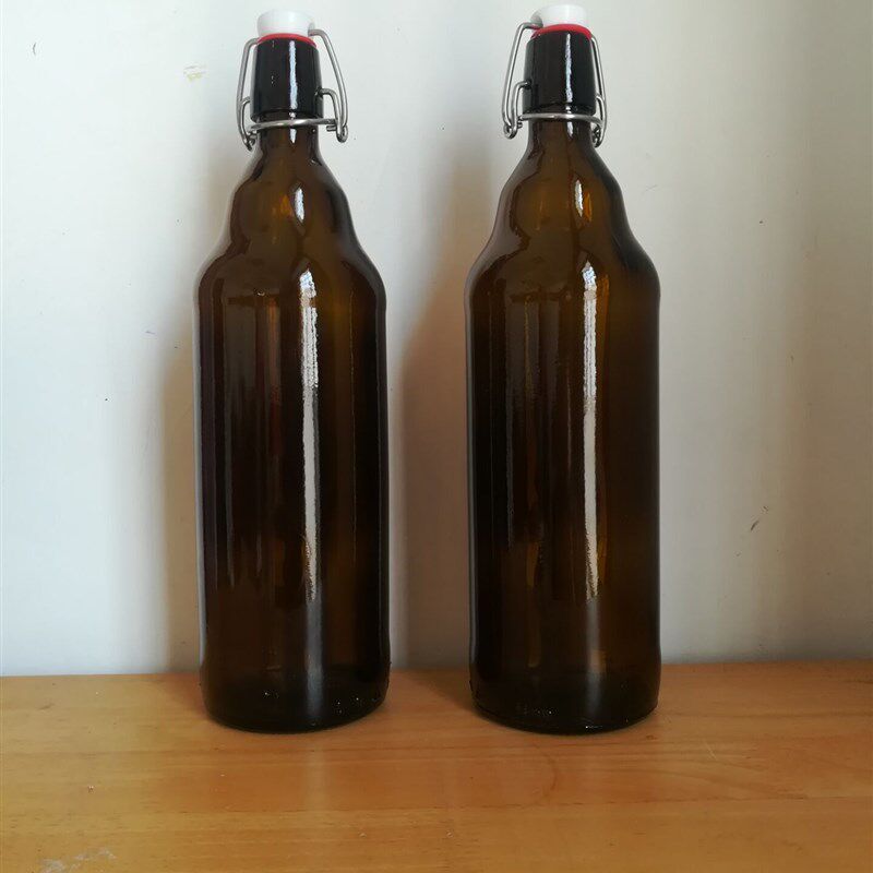 成箱出售.1000毫升卡扣棕色玻璃瓶啤酒瓶.空瓶汽水瓶饮料瓶红酒瓶