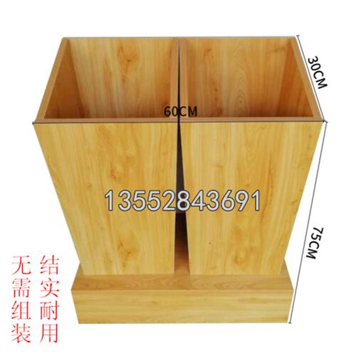 超市实木米粮桶五谷杂粮展示架米面货架米斗四方米柜商用