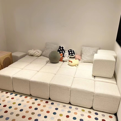 北欧轻奢创意换鞋凳子客厅矮凳家用网红梳妆凳羊羔绒休闲阳台墩子