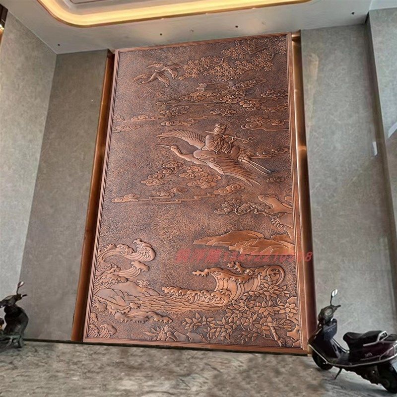 铜浮雕定制大型铜浮雕室内装饰铜壁画铜板画室外墙面铜浮雕墙厂家