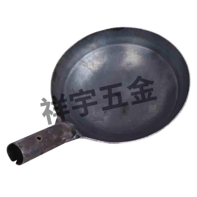 包邮下水道捞渣勺漏勺加厚钢板铁勺铁瓢清理化粪池淤泥掏粪勺长