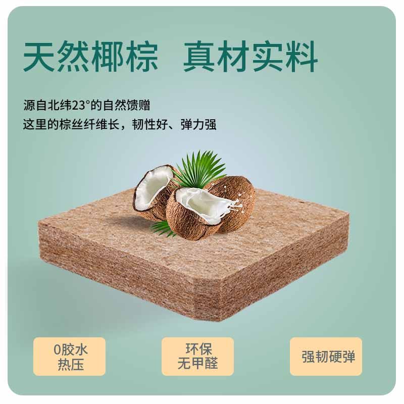 环保棕垫牀垫榻榻米全糉特硬的天然椰棕软加神器家用卧室摺叠儿童