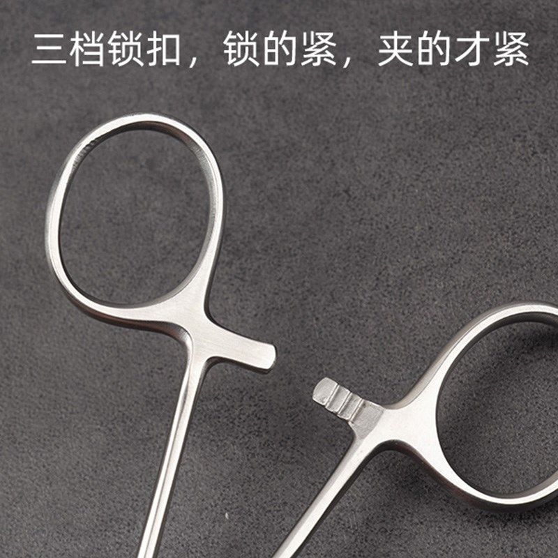 彭世修脚师专用不锈钢拔嵌甲钳夹指甲镊子弯头尖细甲沟专业工具炎