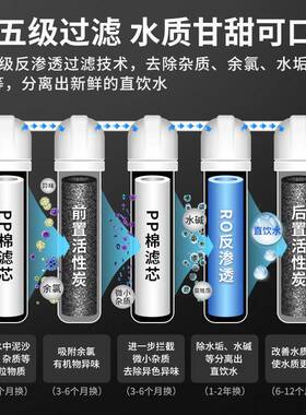 净器商用净水机265热一水体机RO反渗设备透五级过滤直饮水饮水加
