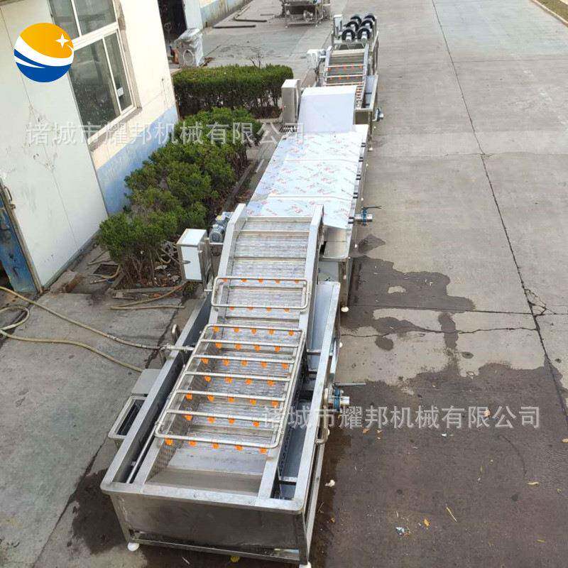 东耀海带蒸诸城耀邦煮邦机山 金银花蒸汽杀流青水线 花椒漂烫设备