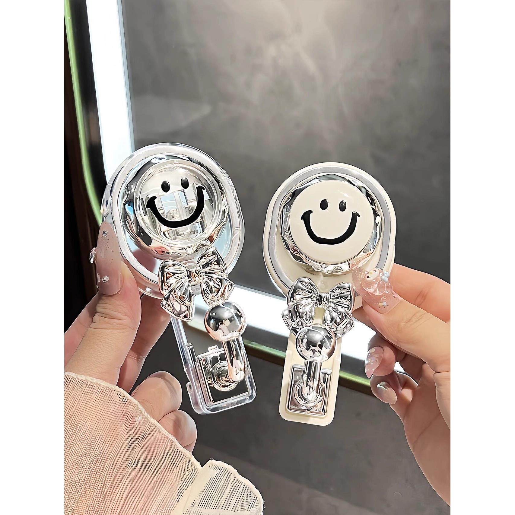笑脸下滑式吸盘挂钩浴室卫生间厨房墙壁免打孔强力真空承重粘钩