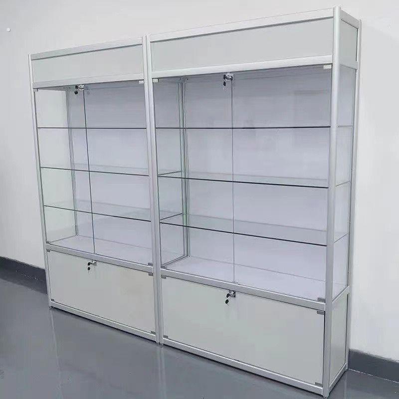 珠宝展柜奖杯玻璃柜礼品饰品柜化妆品样品模型陈列柜多层展示柜