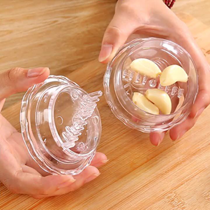 厨房好帮手创意厨具捻蒜盒剥蒜器撵蒜器压蒜器新厨房用具