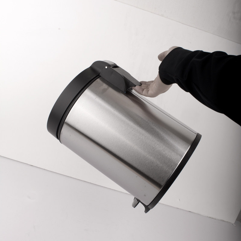 不锈钢创意家用脚踏垃圾桶卫生间静音缓降洗手间垃圾筒5L8L包邮