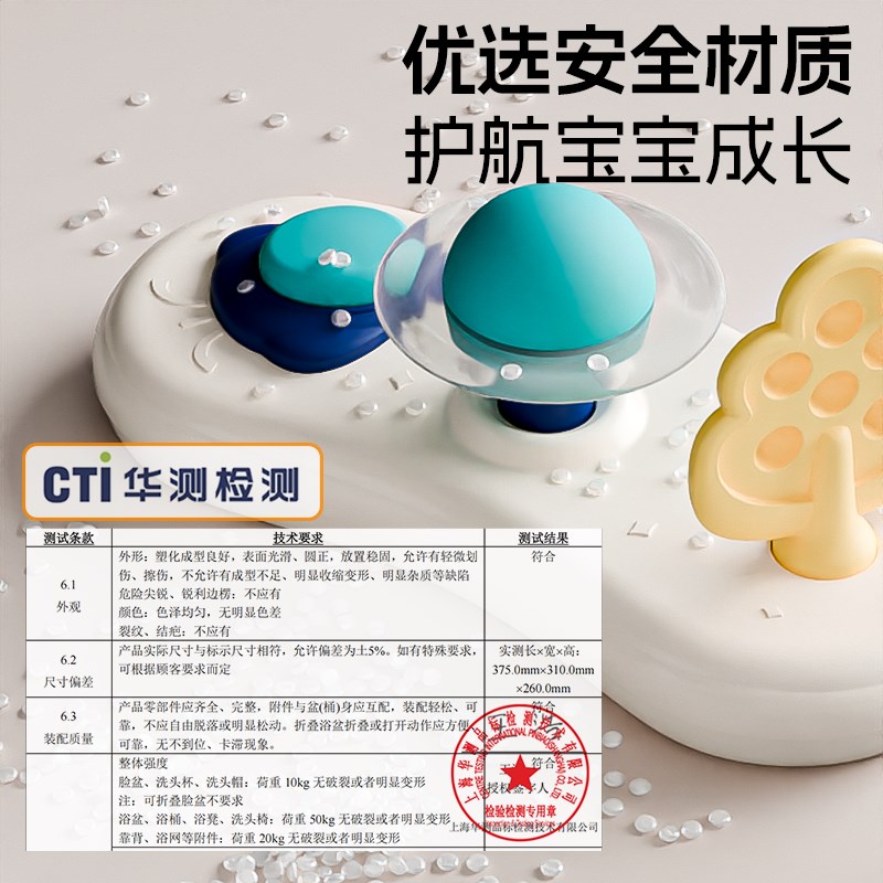 英禾宝宝洗澡坐椅婴儿洗澡神器躺托防滑儿童浴盆可坐浴凳洗澡座椅