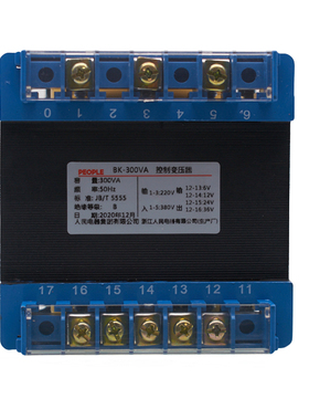 人民电器隔离控制变压器BK50/100/200W机床380V转220/110/36/24V