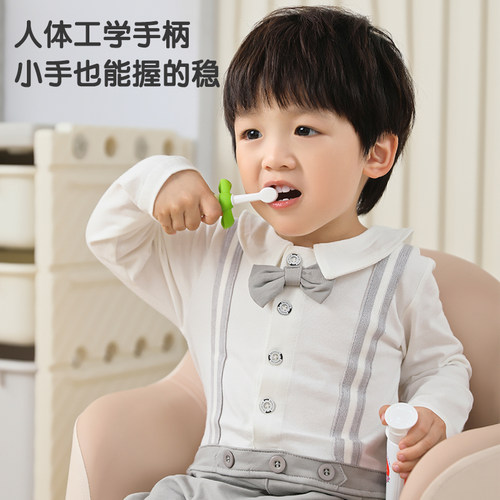 可菲尼宝宝牙刷儿童成长牙刷超细0-1-3岁婴儿口腔清洁软毛乳牙刷