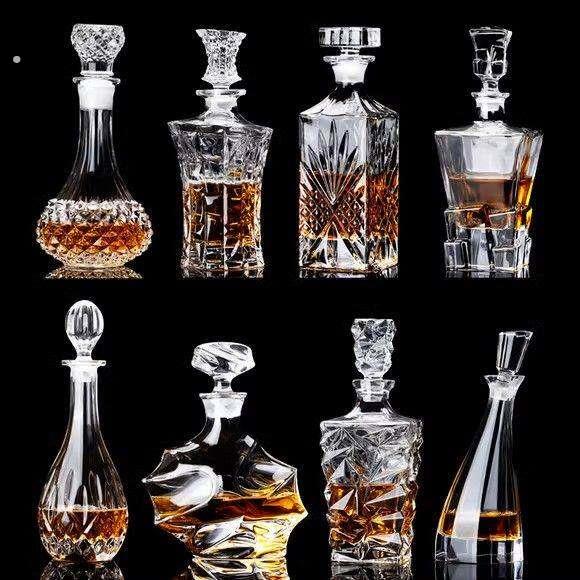 酒瓶存酒专用高颜值玻璃酒瓶空瓶高档密封泡酒瓶红酒瓶洋酒瓶醒酒