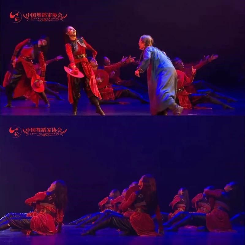 古典舞荷花奖走进光里舞蹈服群舞演出服道具帽子新款女街舞爵士服