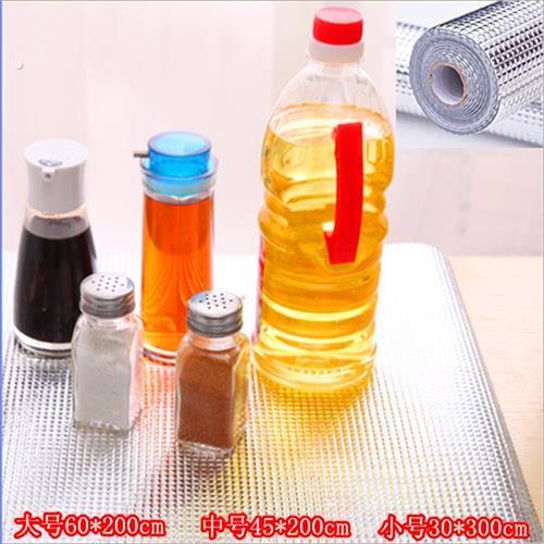 铝膜防水防潮整体橱柜垫厨房餐桌灶台抽屉衣柜垫隔热垫锡纸铝箔防