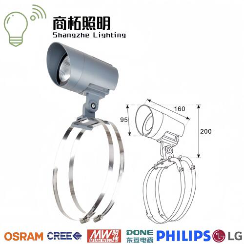 厂家直销 10W12W18W20W24W 户外防水 led 投光灯抱树照树投射灯