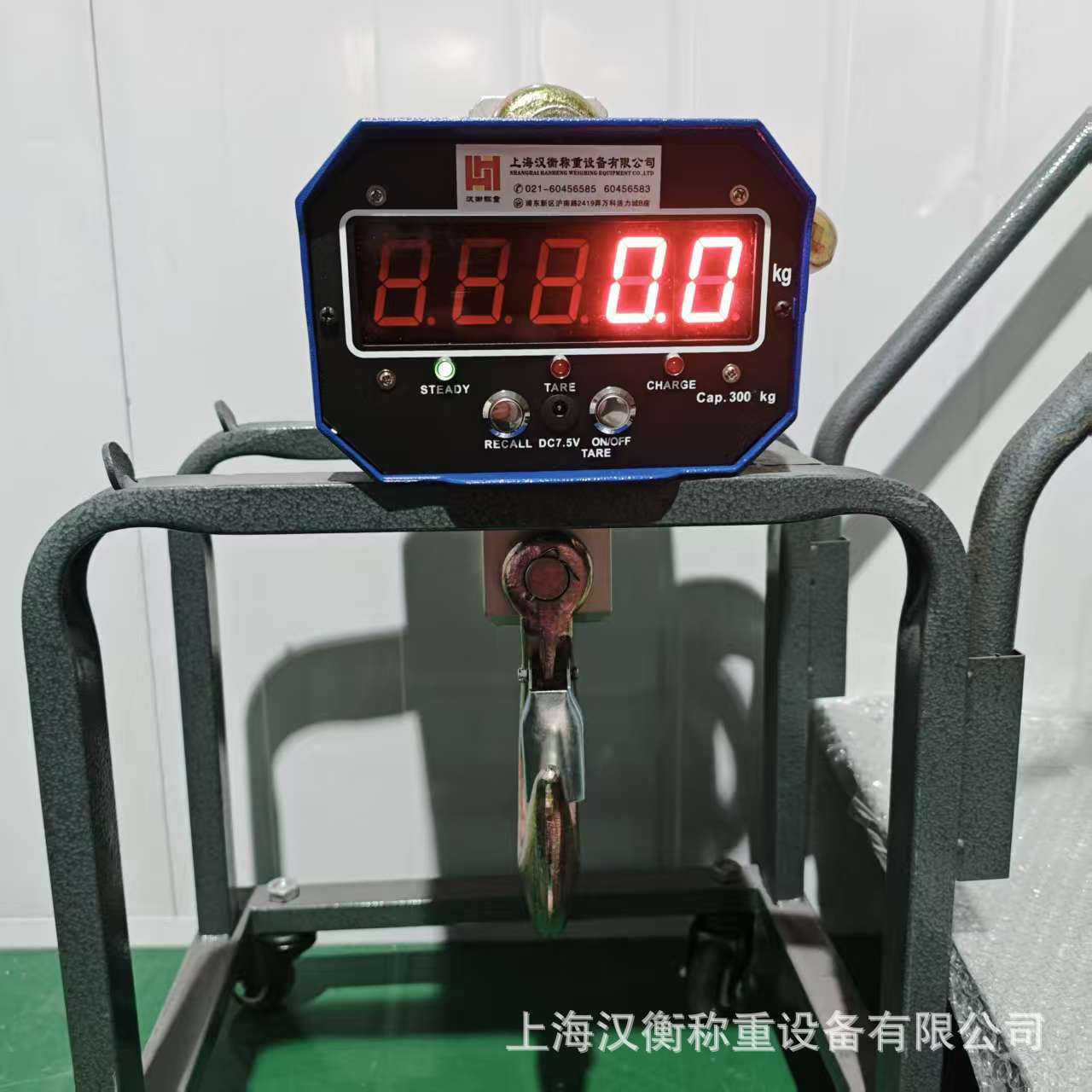 300kg直视吊秤配台式仪表RS232串口大屏显示
