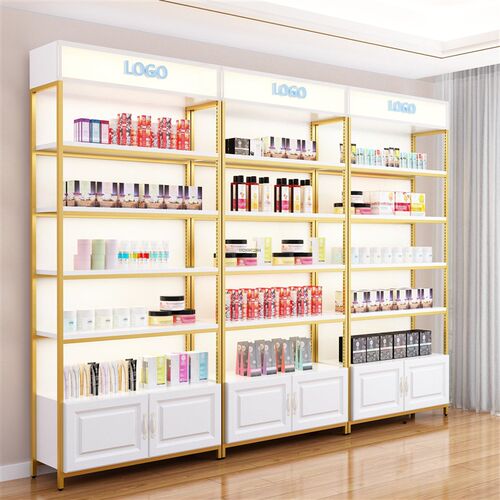 可调节展示柜化妆品置物架产品饰品母婴店超市多层配件货架