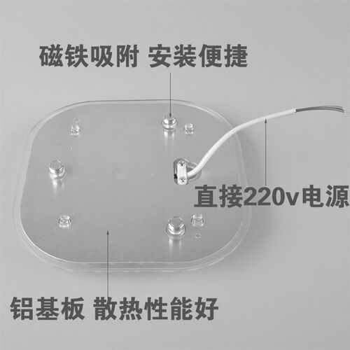 led吸顶灯灯芯led灯盘改造灯板灯条圆形方形家用节能灯泡模组光源