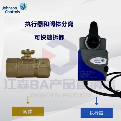 江森VG1205AN/BN VG1205EP ER ESC VA9310-HGA-3电动二通螺纹球阀