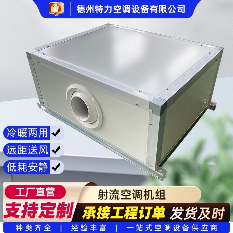 吊顶式射流空调机组中央空调冷暖型风机箱定制远程新风换气处理机