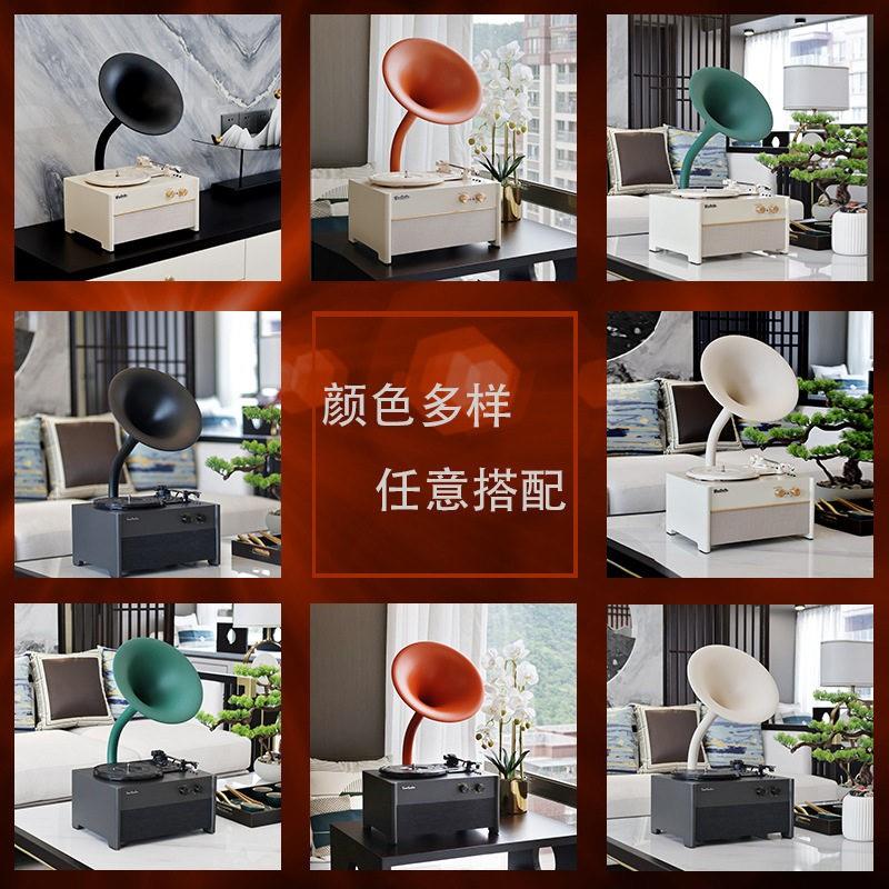 柏林之声高端欧式复古黑胶电唱片机留声客厅摆件台式蓝牙音响送礼图片