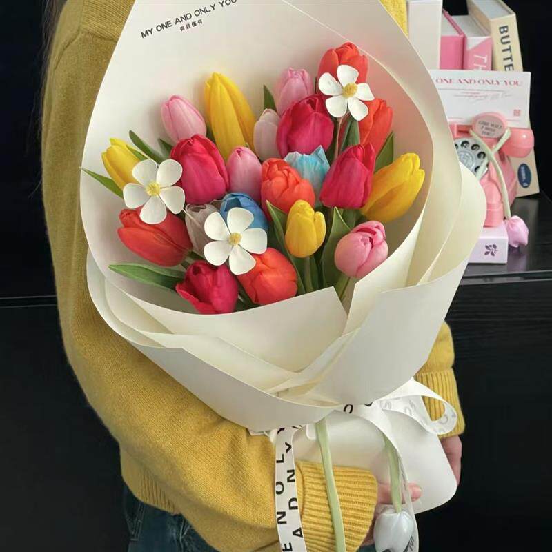 多巴胺花束鲜花同城速递全国配送女友闺蜜高级感生日礼物深圳北京