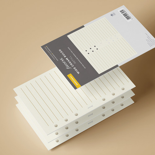 【新款加宽横线内页】英国进口Filofax A5 A6 A7活页手帐本内页替