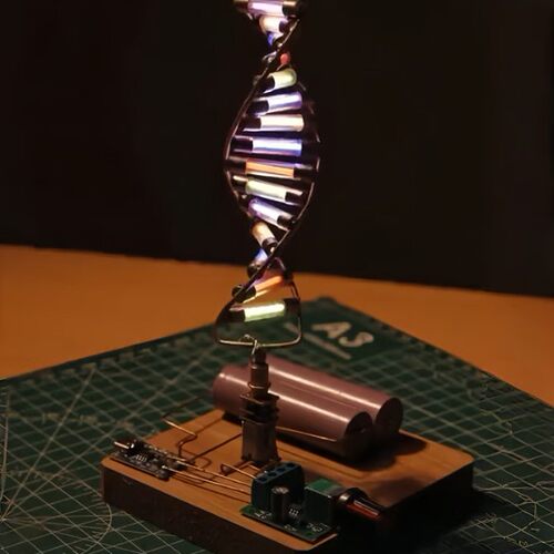 DNA Helix Creative LED Night Light DNA Helix创意LED夜灯