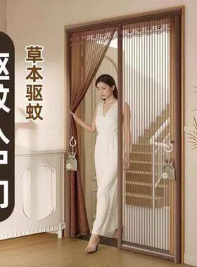2026新款夏季防蚊门帘入户门磁吸条强力磁性高档卧室房间纱门纱网