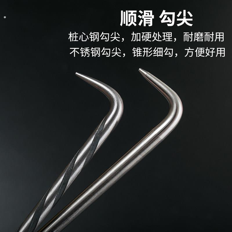 扎勾钢筋钩扎钩螺纹桩心钢扎丝钩不锈钢扎钩绑钩志创螺纹钢扎钩