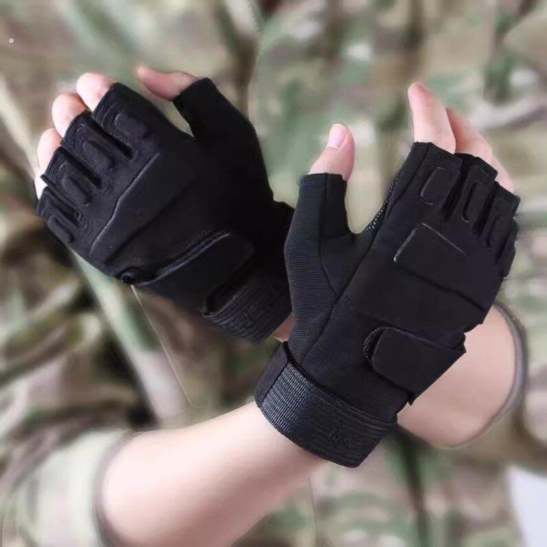 半指手套男士健身运动户外特种兵格斗拳击登山防滑骑行战术露指