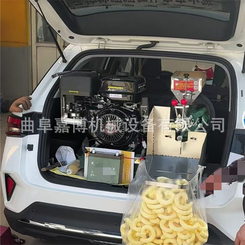 新手专用汽油膨化机 摆摊用月牙弯片片酥机下乡赶集杂粮面粉香酥
