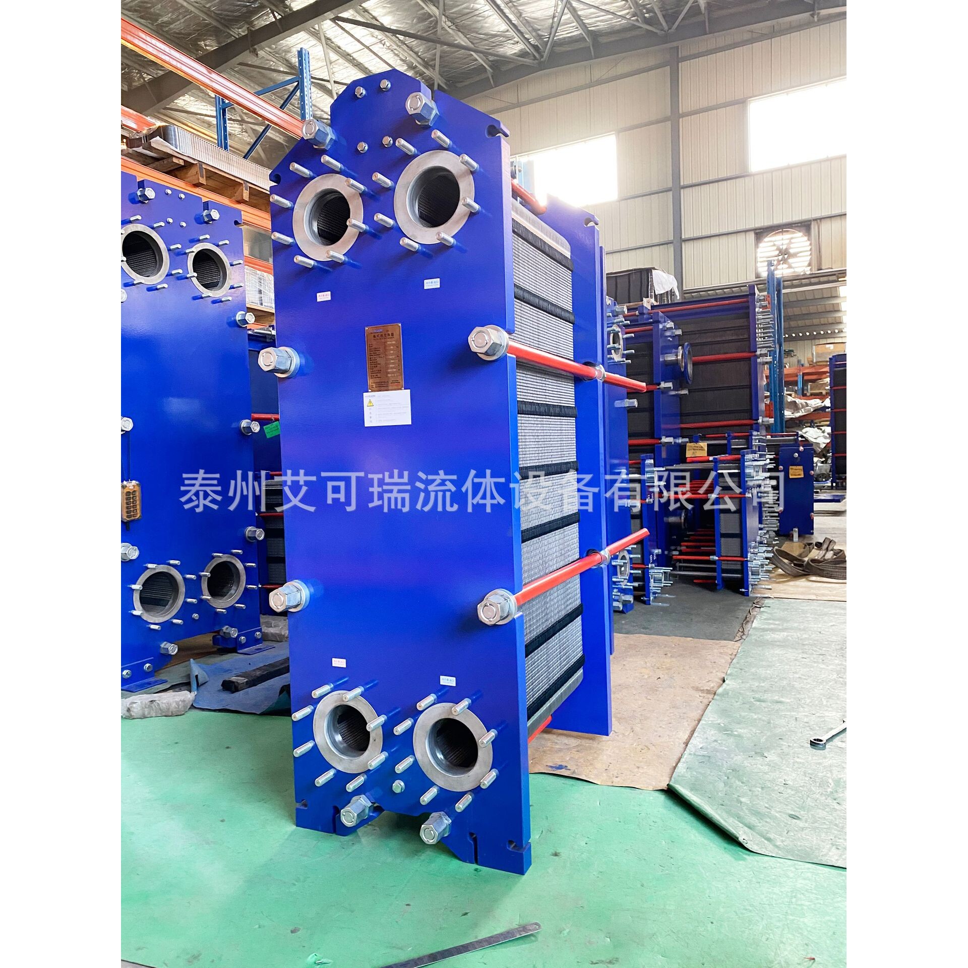 艾可瑞 船用海水冷却器 主机淡水板式冷却器 辅机钛板式热交换器