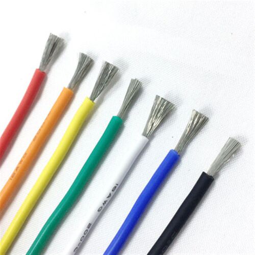 特软硅胶线UL3512硅胶线4 6 8 10 12 14 16AWG锂电池航模橡胶线