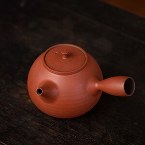 沐春堂 朱颜 紫砂壶侧把煮茶壶陶壶砂铫 景德镇手工陶瓷耐热茶壶
