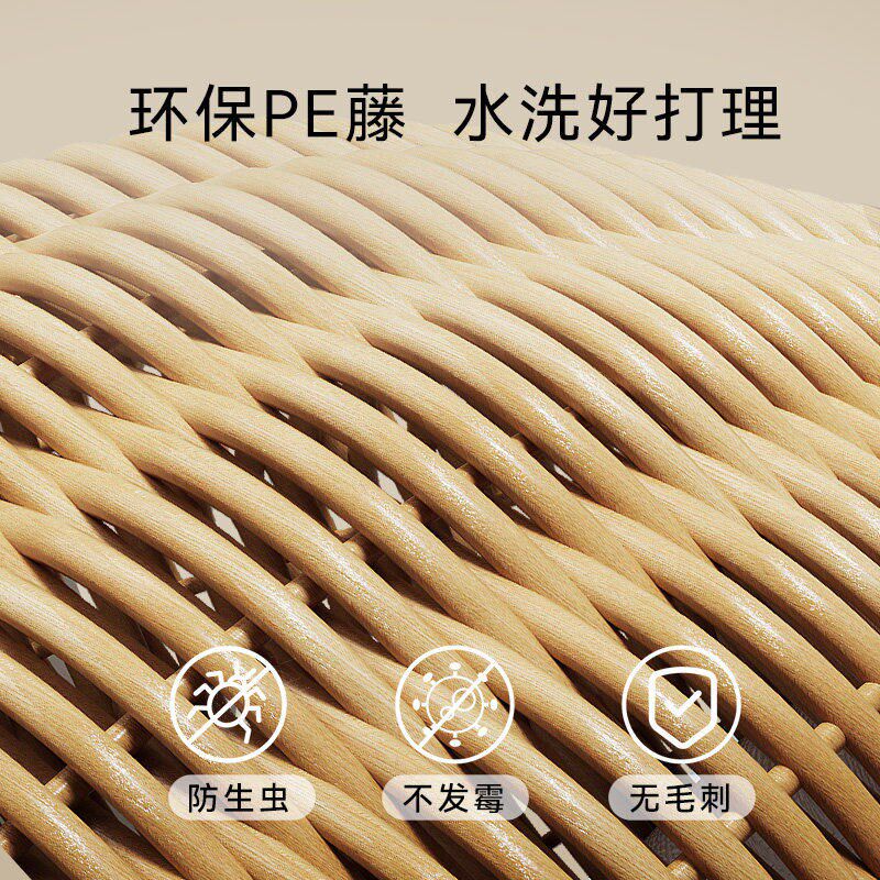 藤编猫窝四季通用别墅半封闭安全感猫床新型大尺寸猫帐篷夏天夏季