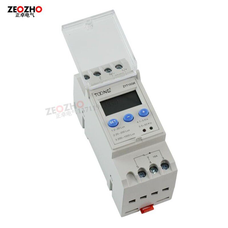 卓一电子 路灯控制器 光感开关 智能光控开关 ZYT15-GK 含光探头