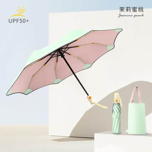 雨伞2025新款高颜值礼物简约经典色系活动私人小礼品女防晒晴雨伞