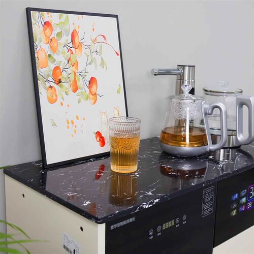 【香港包邮】智能茶吧机2025新款家用实木高档全自动饮水机立式餐