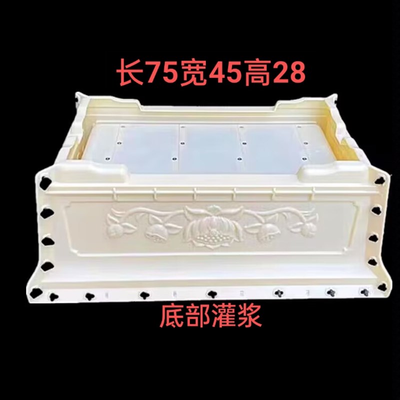 厂家直销新款底部灌浆长方形水泥花盆模具盆景欧式模型磨具混凝土