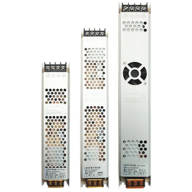 led超薄卡布灯箱电源开关12v/24v长条300w线形灯条灯带广告变压器