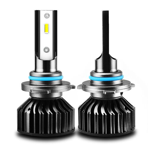 汽车led大灯h7h1H4远近一体9012 h11超亮远近光灯泡前照灯改装55W