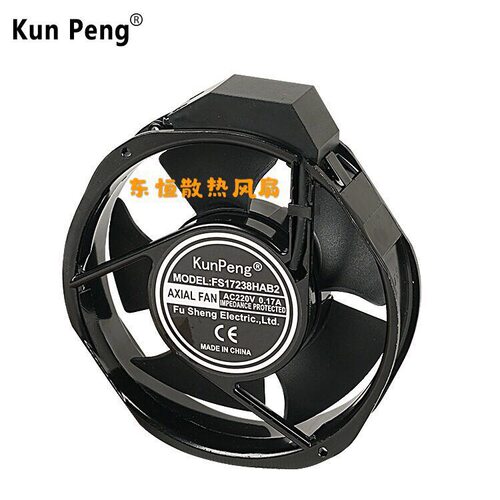全新KunPeng FS17238HAB2? 220V 0.21A椭圆 风机 双滚珠散热风扇
